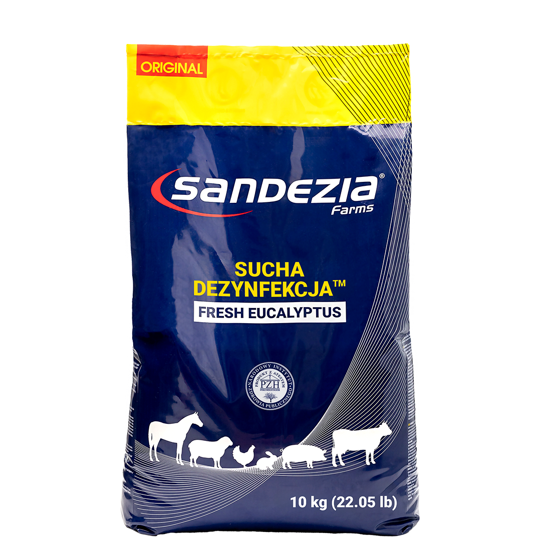 Sandezia sucha dezynfekcja 