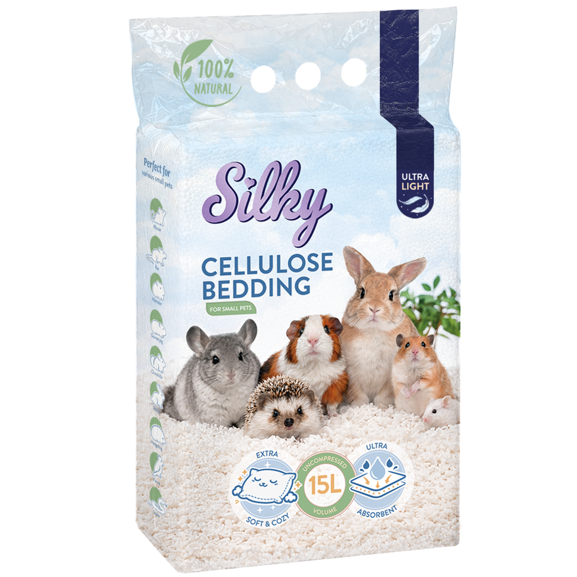 Pluszowe Wiórki Celulozowe 15 L